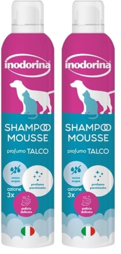 Inodorina Shampoo Secco per Cani, Gatti e Cuccioli (300 ml,