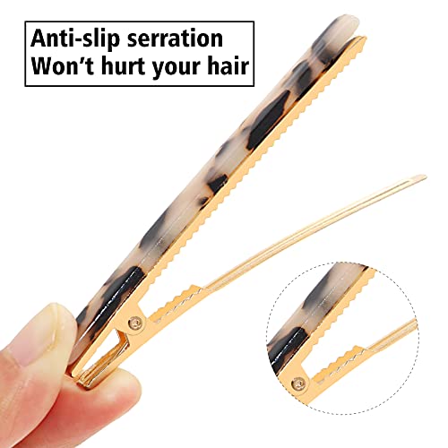 Cobahom 6 Pack Leopard Print Hair Clips Duckbill Hair Clip Metal Duck Teeth Hair Pins Chic Tortoise Shell Hair Barrettes For Women And Girls thumb #3