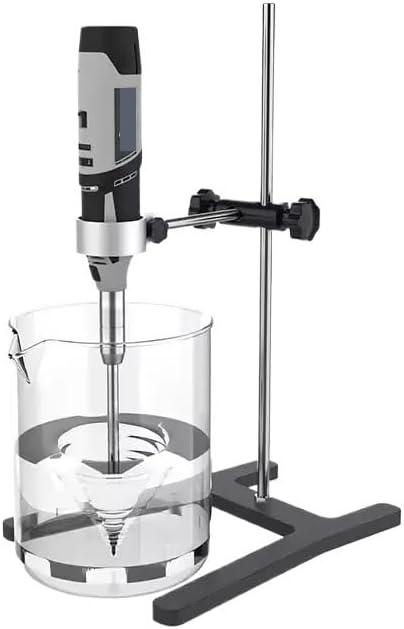 Homogenizer, Lab High Shear Cosmetics Homogenizer with Stand for Liquid Lotion Cream,MHZ-02-1