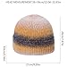 Oplxuo Men and Womens Beanie Cuffed Hat Fall Winter Warm Knit Hats Gradient Color Stretch Fashion Cap Slouchy Skull Cap