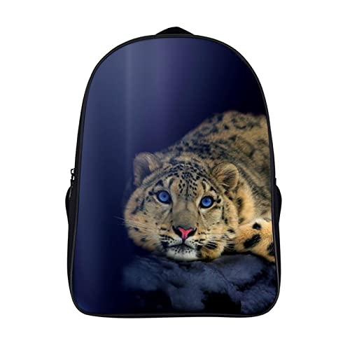 Sac à dos école voyage panthère des neiges pour les sorties scolaires et vacances