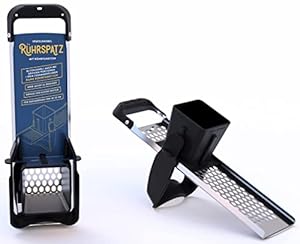 Rührspatz Edelstahl Spätzlehobel mit Rührfunktion