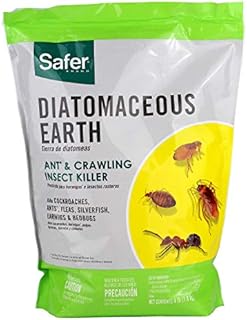 Safer Brand 51703 OMRI Listed Diatomaceous Earth - Ant, Roach, Bedbug, Flea, Silverfish, Earwig, & Crawling Insect Killer