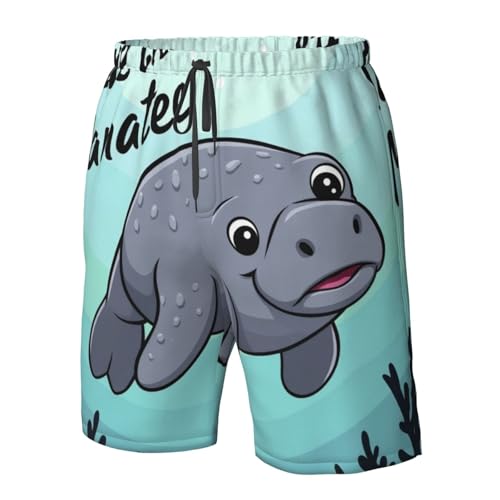 Boys Big & Tall Cargo Short Board Shorts Basic Beachwear with Pockets4