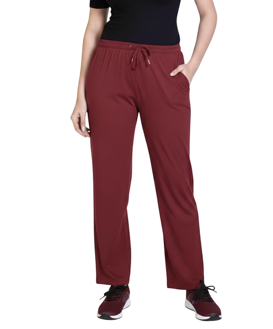 Women’s Super Soft Cotton Pyjama with Pockets & Adjustable Drawstring | Elastic Waist Comfortable | Breathable Lounge & Sleepwear Pants for Women-image-48