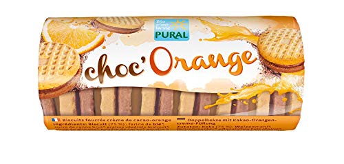 Pural Doppelkekse "Choc' Orange" mit Kakao-Orangen-Creme (85 g) - Bio Cover