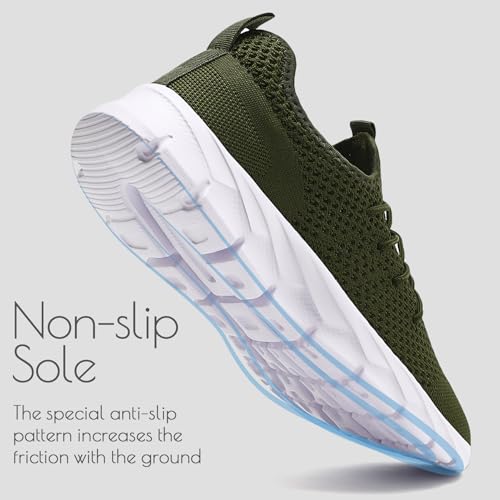 Image of ZGPWZWL Mens Running Shoes Fashion Sneakers Tennis Walking Casual Athletic Lightweight Breathable Workout Gym Comfortable Shoes