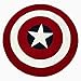 BERBAK Scudo di Capitan America Tappeto da Soggiorno,Tappeto in Velluto soffice, Cuscino Rotondo per Divano con Moquette Antiscivolo 70 cm