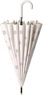 日傘 長傘 レディース 24本骨 強化耐風骨 撥水 二重構造 耐風 丈夫 ジャンプ式 umbrella 濡れると柄が浮き出る 大きい 梅雨 通勤 通学 | ひがさ 雨具 ワンタッチ 長柄傘 和風 高級 高耐久 耐強風 可愛い おしゃれ 桜 風に強い対策 メンズ/レディース/ガールズ/ガールズ/子供/大人兼用 母の日 父の日 お祝い 誕生日プレゼント