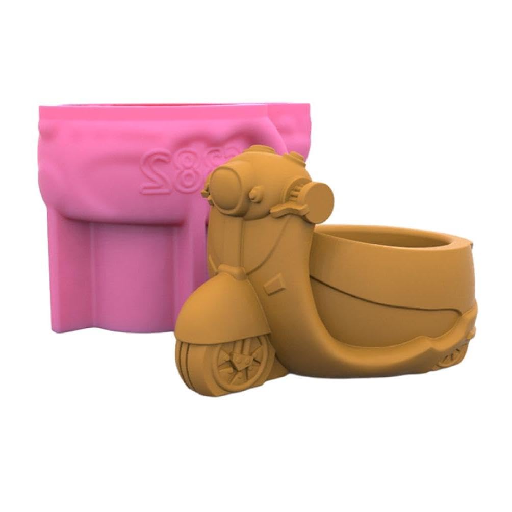 Moule silicone résine époxy pot de fleur gypse outil artisanat bricolage ornement