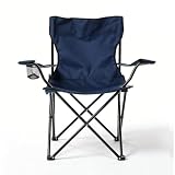 Dorunova Sedia da Pesca Sedie Campeggio Pieghevole Portatile (Blu Scuro)