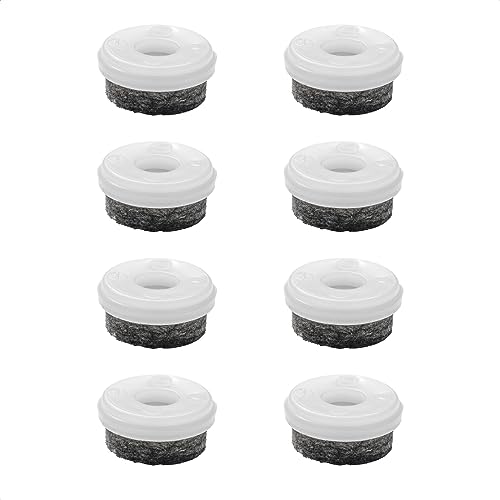 Preisvergleich Produktbild Wagner QuickClick® Filzgleiter Möbelgleiter Stuhlgleiter Ersatz - 8er-Set Ersatzgleiter austauschbar ersetzbar - Wollfilz Ultrasoft - Durchmesser Ø 20 mm - für Basis Ø 20 mm - Made in DE - 15829300