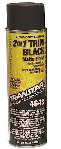 Transtar 4643 Matte Black 2-in-1 Trim Coating - 15 oz.