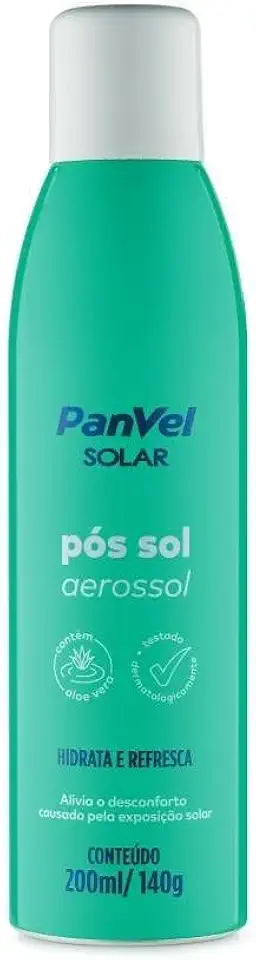 Pós Sol Aerosol Panvel Solar Hidrata E Refresca 200ml