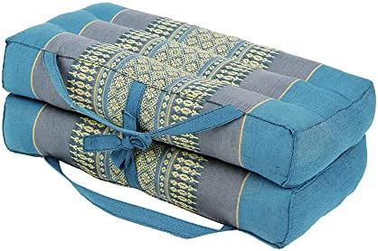 Zafuko Large Foldable Meditation and Yoga Cushion - Turquoise