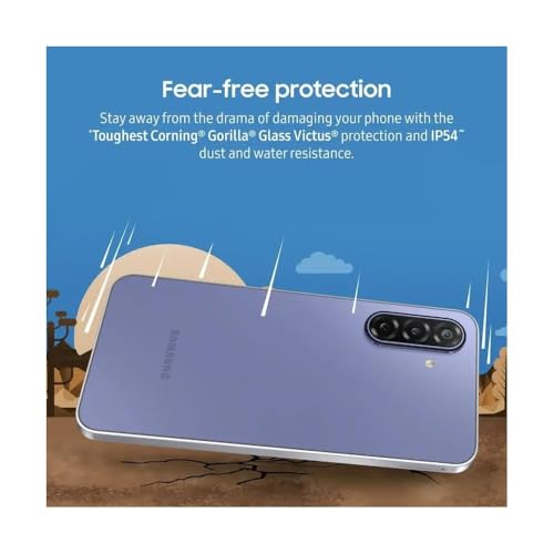 Image of Samsung Galaxy F17 (Violet Pop, 6GB RAM, 128GB Storage)| 6.7 inch FHD+ Super AMOLED Display | Exynos 1330 Processor | 50MP OIS Triple | 13MP Front Camera | 5000mAh | 25W Fast Charging | IP54 Rating