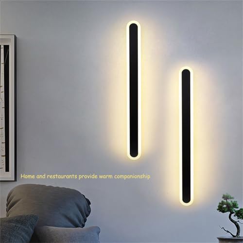 Lámpara de pared con sensor de movimiento interior de aluminio plateado 100cm estética premium 5