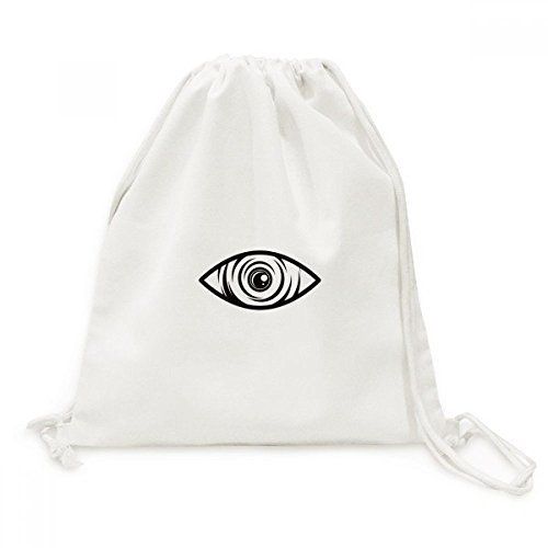 Sac cordon canvas œil noir léger pour ranger vos affaires de voyage
