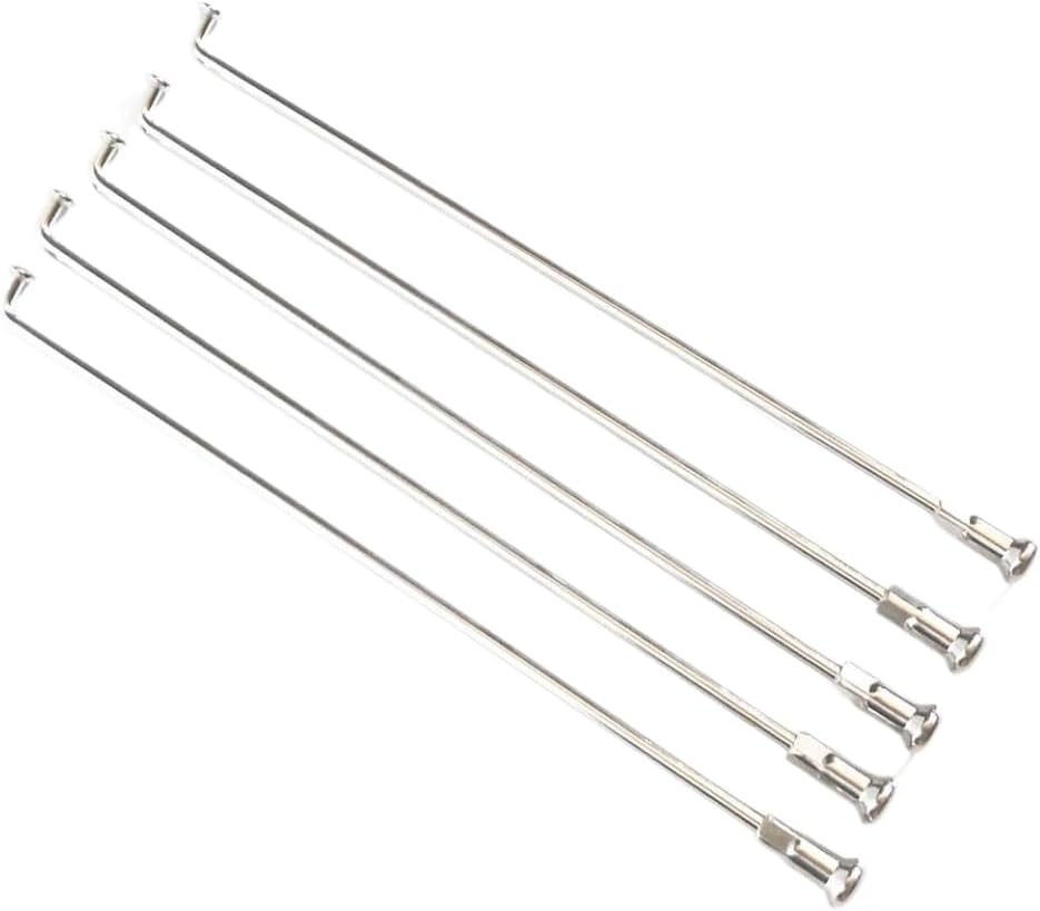 36pcs 10G Motorcycle Spokes 3.18mm Diameter 150-230mm Length Stainless Steel E-Bicycle Motorcycle Wheel Steel Wire Compatible with Automotive Motorcycle Parts(3.18mmX150mm)