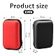 Calkkrer 2 PCS Wasserfeste Kleine Etui, Kratzfeste Organizer Tasche, Reise Zubehör Kabeltasche Organizer Für Outdoor Spiele Camping, Taschen Organizer (Schwarz, Rot)
