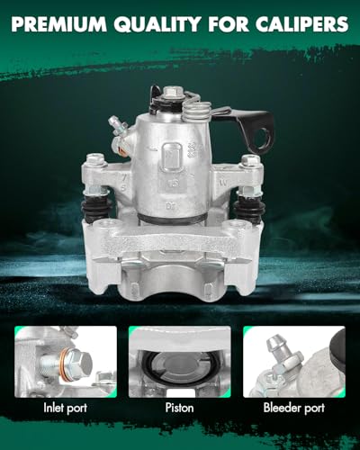 Image of SCITOO Rear Right Disc Brake Caliper With Bracket 19B2576 | Fit For Audi,For Volkswagen Models - For Type 1 2000-2010,For Golf 2000-2006,For Golf City 2007-2010,For TT 2000-2006 1PC