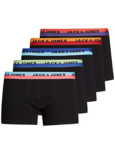 Preisvergleich Produktbild JACK & JONES Herren Boxershorts 5er-Pack neonfarbige LBlack
