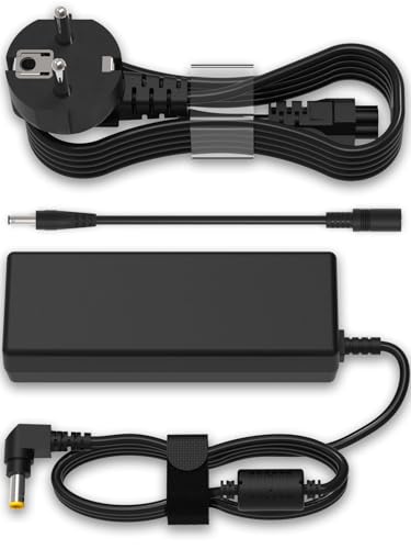 19V 4.74A 90W Adaptador Cargador para Portatil ASUS Toshiba K550LA K55A K55N K55VD K52F K52J K53E K53S K53SV K53U K55 K501U K501UX K501UW Q550L Cargador Portatil Interfaz de Punta 5,5mm x 2,5mm