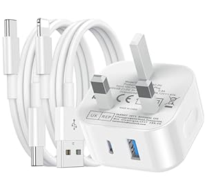iPhone Charger Fast Charge,Apple i Phone Fast Charger Lightning Cable and Plug 25W Super Charging for iPhone 16e/16/15/14/14 Plus/14 Pro Max/13/13 Pro/12 Pro/SE/11 Pro,1M New USB C to C Lead and Head