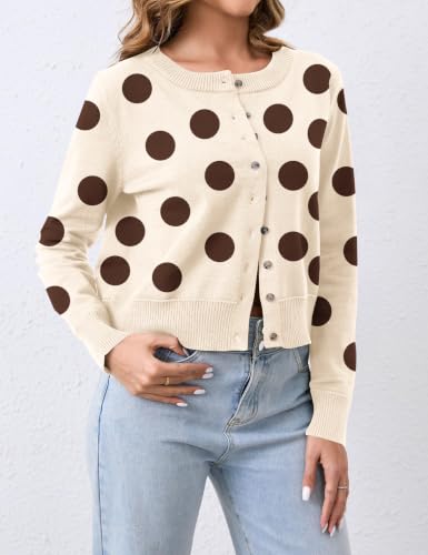 Image of Ziesexy Womens 2026 Leopard Cardigan Cropped Button Up Sweater