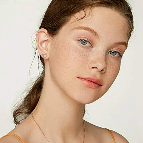 Cinily Cat Ear Stud Earrings-Opal Stud Earrings Yellow Gold Plated Kitten Earrings Cute Cat Earring Studs For Girls Little Earrings #TOP1