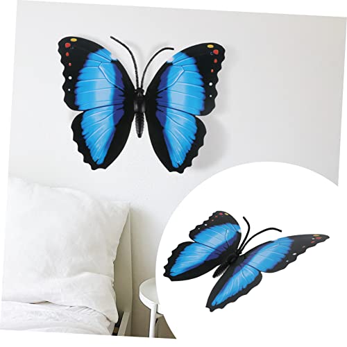 Veemoon Estátuas De Gramado De Borboleta De Jardim 3D Adesivos De Parede Artificiais Para Decoração