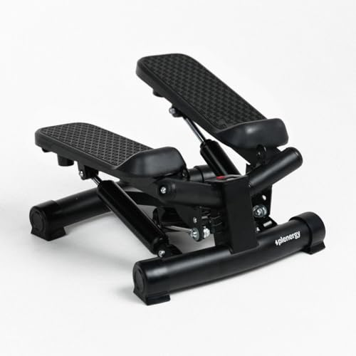 Stepper für Zuhause mit Power Ropes 120 kg, Twist Mini Steppermit Verstellbarer Pedalhöhe und...