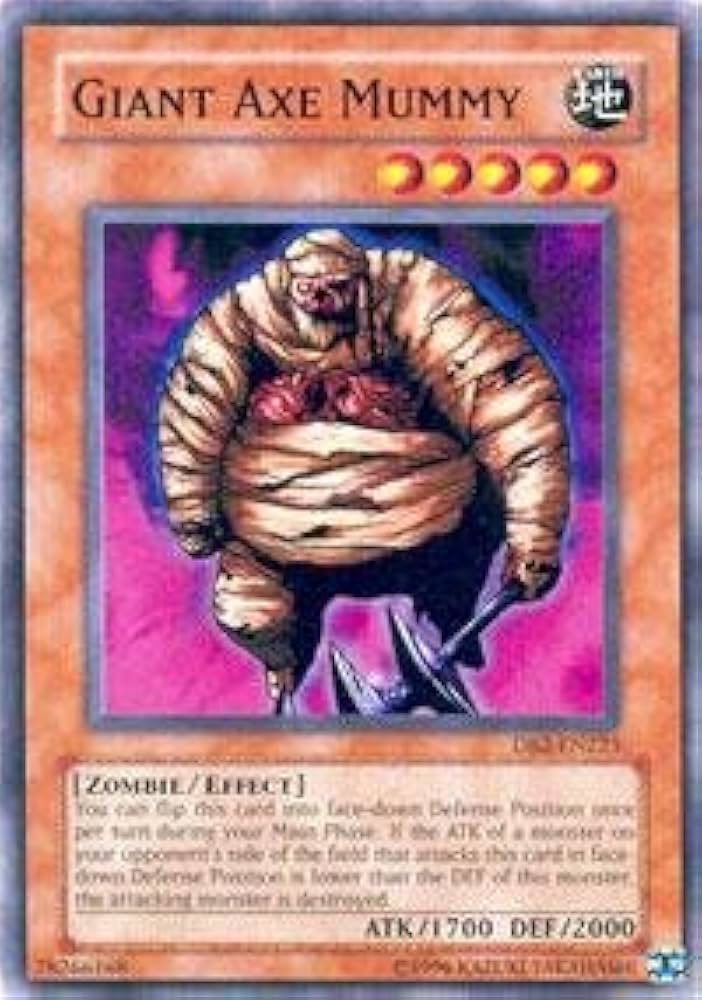 Amazon.com: Yu-Gi-Oh! - Giant Axe Mummy (DB2-EN223) - Dark