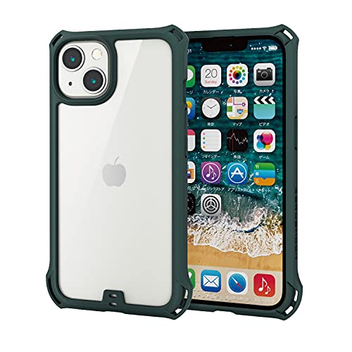 GR iPhone 13 / iPhone 14 2 nCubhP[X ϏՌ ZEROSHOCK t[J[ J[L PM-A21BZEROFCKH