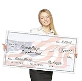 Giant Fake Check for Endowment Award - 16
