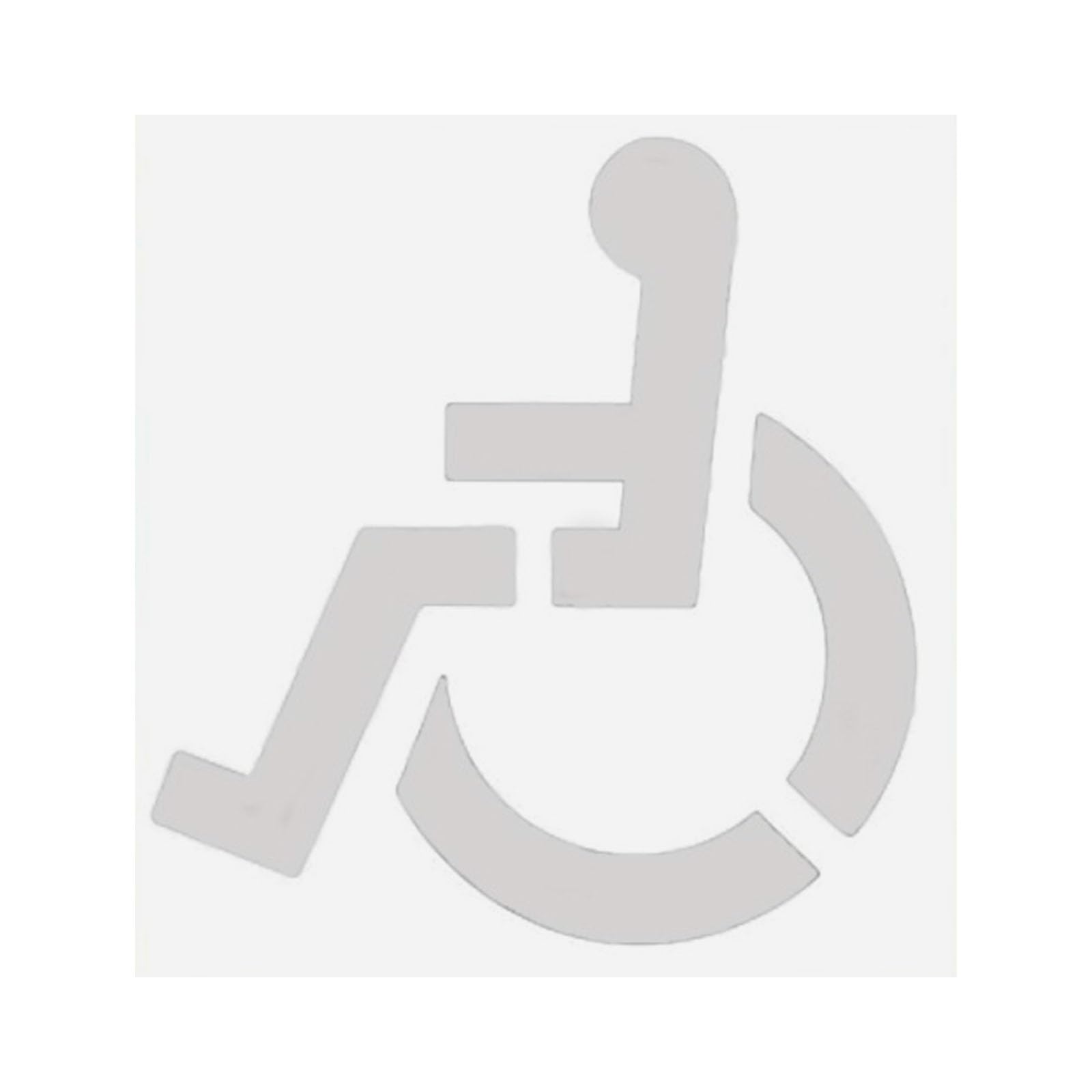 Buxuaaaa Multicolor Handicapped Parking Stencils Silicone Flexible Garage Marker Handicap Parking Stencil Marker Symbol Template Silicone Flexible Garage