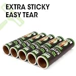 10 Inch Lint Roller Refills, 4 Rolls 200 Sheets Large Lint Rollers for Pet Hair Extra Sticky, Easily Remove Carpets, Clothes, Couch and Curtains Dust (Not Include Lint Roller Handle) - Image 5