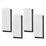 LEFANT Accessori per robot aspirapolvere, set di 4 filtri HEPA ad alta efficienza, ricambi ecologici, compatibili con M2/M2S/M2 Pro/M2S Pro/M2 Plus/M2L Plus/M2S Plus/M350