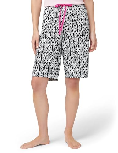 Image of HUE Women's Summer Vacation Pajama Separates, Soft, Whimsical Print Pjs with Tropical Beach Themes, Flip Flops, Cocktails