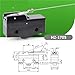 HZ-1705 Limit Switch Travel Adjustable Roller Lever Arm Industrial Control for CNC Machine 1Pcs