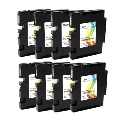 Cartuccia dinchiostro compatibile SG500 per Sawgrass SG1000 con chip per inchiostro a sublimazione8pcs 2set