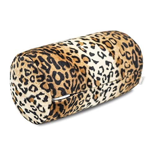CARRIE HOME Leopard Microbead Neck & Body Pillow 12x7