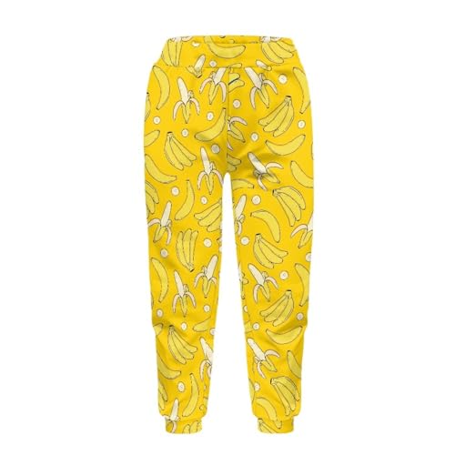 Pinupub Kids Sweatpants for Boys Girls Two Side Pocket Elastic Waistband Comfy Casual Jogger Pants