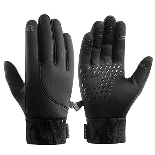 KELEKELE Gants Hiver Homme Femme Gants Chauffants de Cyclisme d'hiver Gants Tactile Antidérapant Coupe-Vent, Idéal pour Vélo, Exercice, Sport, Running, Moto et Ski (XL) Cover