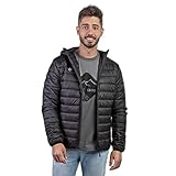 CARACTERÍSTICAS TÉCNICAS: Chaqueta con relleno Mount-Loft: ultraligera con filamentos huecos en el interior. Resistente al viento y repelente al agua. Transpirable; evapora el sudor más rápido que los plumas. Caliente y térmica. Cuello alto. Bolsillos ventrales y bolsillo interior ambos con cremallera. Se puede plegar la prenda dentro del bolsillo derecho. Tejido exterior y lino: 100% nylon 35 gr/m². Relleno sintético.