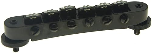 Miniatura 9 de Dopro Puente de sillín de guitarra cromada Tune-O-Matic para USA Les Paul, SG, ES Dot, Gretsch Bigsby T-O-M con postes M4