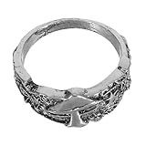 CLISPEED 1 Stück Retro Vintage Finger Ring mit Pilz und Sternen Design Einzigartiger Fingerschmuck Hautfreundlichem Material für