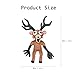 99-Night in The Forest Deer Plush Toy - Adorable Deer Monster Stuffed Animal Doll, Super Soft Cuddly Game Character Plushie Pillow for Fans, Decor, Gifts & Hugs (Brown 1)