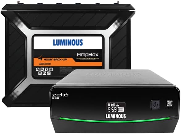 Luminous Inverter & Battery Combo for Home, Shop & Office – Zelio M ...