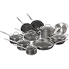 Cuisinart 17 piece cookware set chefs classic nonstick hard anodized 66 17  urban country home decor